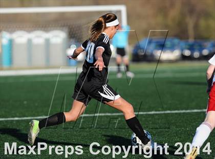 Thumbnail 2 in Parkway South vs. Blue Valley Northwest (St. Louis Soccer Classic) photogallery.