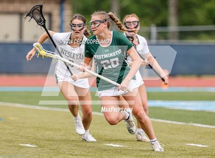 Thumbnail 2 in Wesleyan vs. Westminster (GHSA Class A-4A Championship) photogallery.