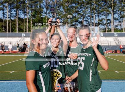 Thumbnail 2 in Wesleyan vs. Westminster (GHSA Class A-4A Championship) photogallery.