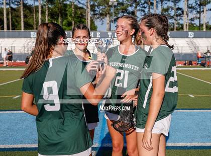 Thumbnail 3 in Wesleyan vs. Westminster (GHSA Class A-4A Championship) photogallery.