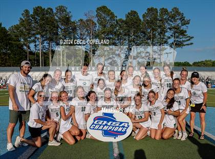 Thumbnail 3 in Wesleyan vs. Westminster (GHSA Class A-4A Championship) photogallery.