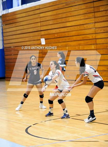 Thumbnail 3 in South Side vs .St Francis Prep (Long Beach Invitational) photogallery.