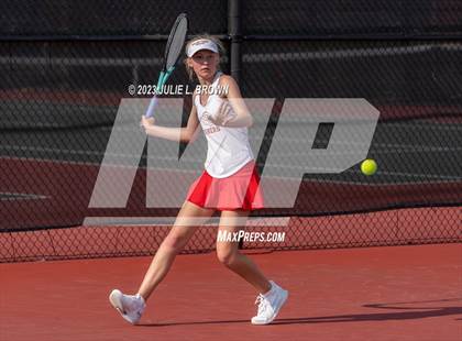 Thumbnail 2 in North Central vs Fishers (IHSAA Fishers Regional Team Singles) photogallery.
