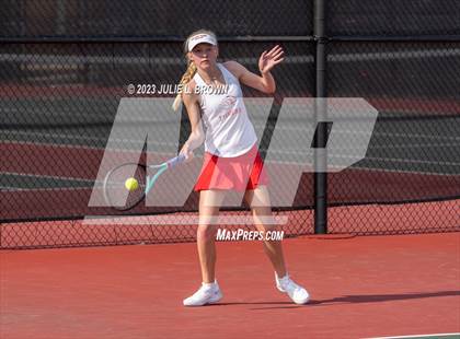 Thumbnail 2 in North Central vs Fishers (IHSAA Fishers Regional Team Singles) photogallery.