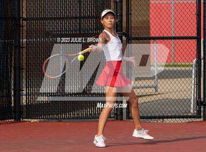 Thumbnail 3 in North Central vs Fishers (IHSAA Fishers Regional Team Singles) photogallery.