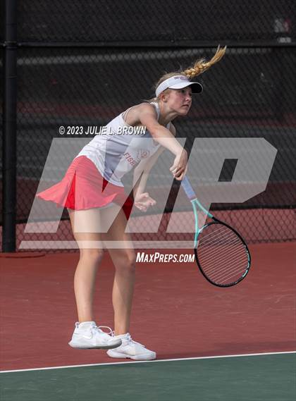Thumbnail 3 in North Central vs Fishers (IHSAA Fishers Regional Team Singles) photogallery.