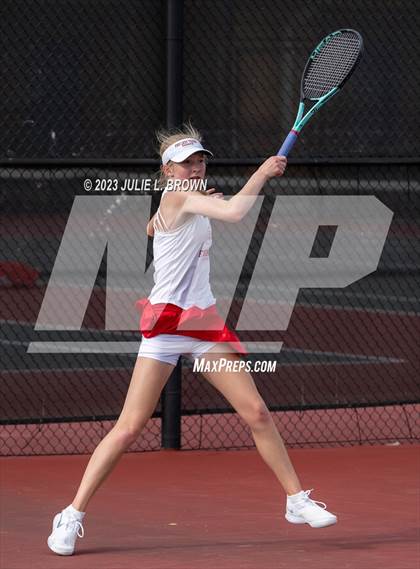 Thumbnail 1 in North Central vs Fishers (IHSAA Fishers Regional Team Singles) photogallery.