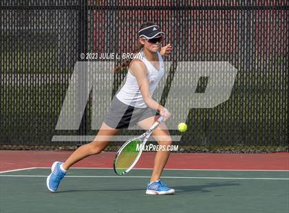 Thumbnail 1 in North Central vs Fishers (IHSAA Fishers Regional Team Singles) photogallery.