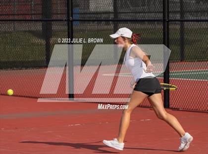 Thumbnail 1 in North Central vs Fishers (IHSAA Fishers Regional Team Singles) photogallery.