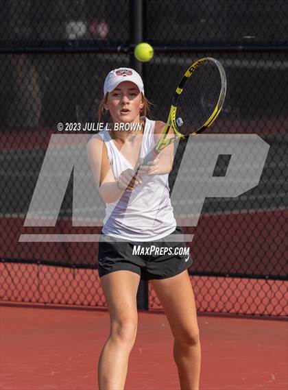 Thumbnail 3 in North Central vs Fishers (IHSAA Fishers Regional Team Singles) photogallery.