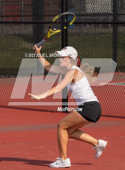 Thumbnail 1 in North Central vs Fishers (IHSAA Fishers Regional Team Singles) photogallery.