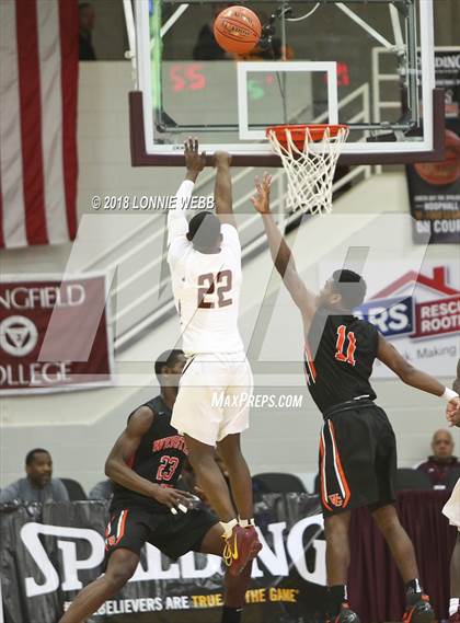 Thumbnail 1 in Webster Groves vs. Mt. Vernon (Spalding Hoophall Classic) photogallery.
