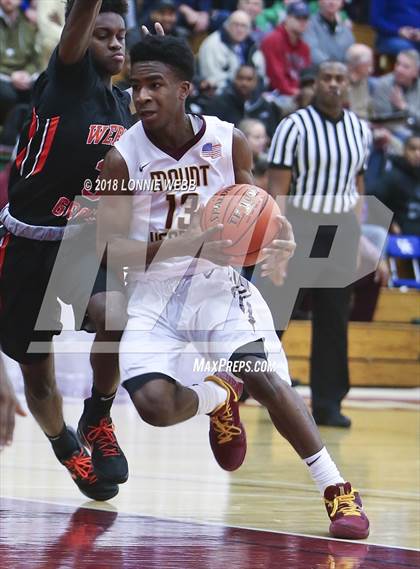 Thumbnail 3 in Webster Groves vs. Mt. Vernon (Spalding Hoophall Classic) photogallery.