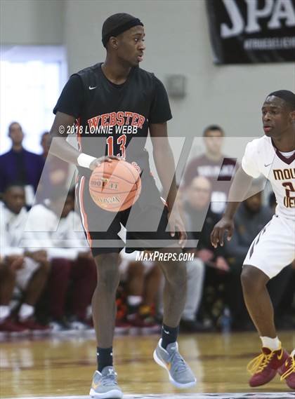 Thumbnail 2 in Webster Groves vs. Mt. Vernon (Spalding Hoophall Classic) photogallery.