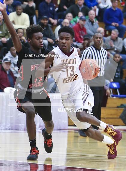 Thumbnail 1 in Webster Groves vs. Mt. Vernon (Spalding Hoophall Classic) photogallery.