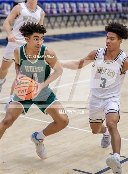 Thumbnail 3 in Wesleyan vs. West Forsyth (Battle in The Peach) photogallery.