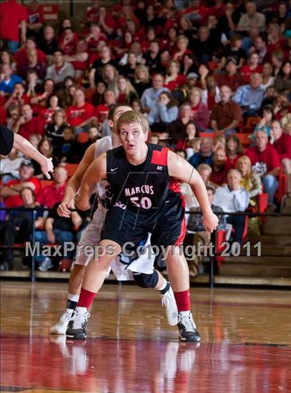 Thumbnail 3 in Marcus vs. North Crowley (5A Regional Semifinals) photogallery.