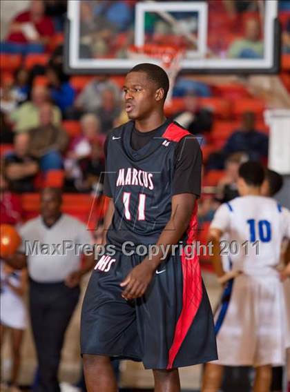 Thumbnail 3 in Marcus vs. North Crowley (5A Regional Semifinals) photogallery.