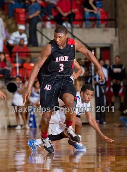 Thumbnail 1 in Marcus vs. North Crowley (5A Regional Semifinals) photogallery.