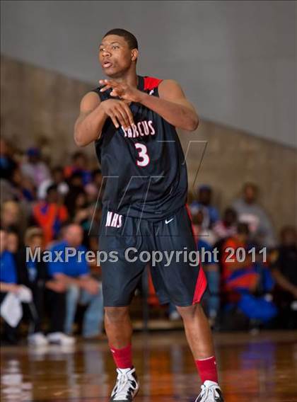 Thumbnail 2 in Marcus vs. North Crowley (5A Regional Semifinals) photogallery.