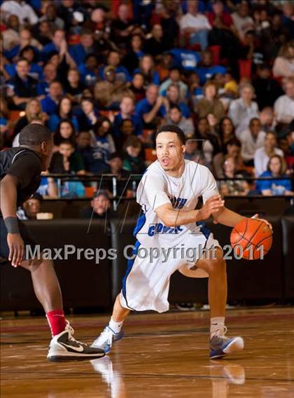 Thumbnail 1 in Marcus vs. North Crowley (5A Regional Semifinals) photogallery.