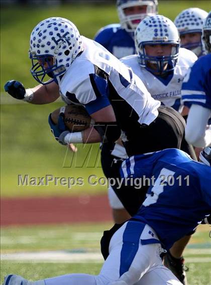 Thumbnail 2 in Hoosick Falls vs. Dobbs Ferry (NYSPHSAA Class C Semifinal) photogallery.