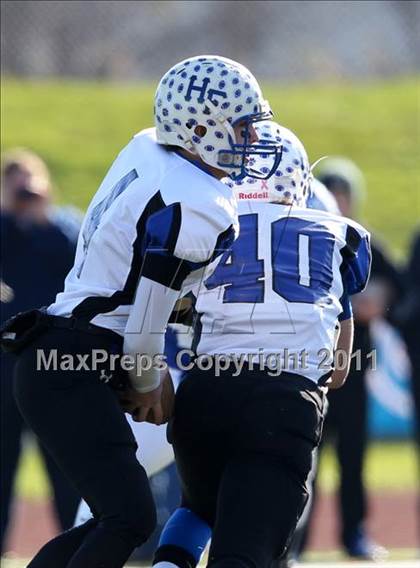 Thumbnail 2 in Hoosick Falls vs. Dobbs Ferry (NYSPHSAA Class C Semifinal) photogallery.