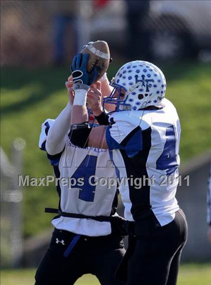 Thumbnail 1 in Hoosick Falls vs. Dobbs Ferry (NYSPHSAA Class C Semifinal) photogallery.