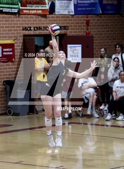 Thumbnail 3 in Estrella Foothills vs. Salpointe Catholic (AIA 4A Semifinal) photogallery.
