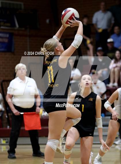Thumbnail 3 in Estrella Foothills vs. Salpointe Catholic (AIA 4A Semifinal) photogallery.