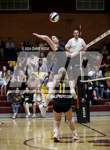 Thumbnail 2 in Estrella Foothills vs. Salpointe Catholic (AIA 4A Semifinal) photogallery.