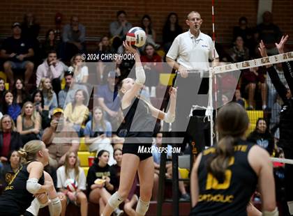 Thumbnail 2 in Estrella Foothills vs. Salpointe Catholic (AIA 4A Semifinal) photogallery.