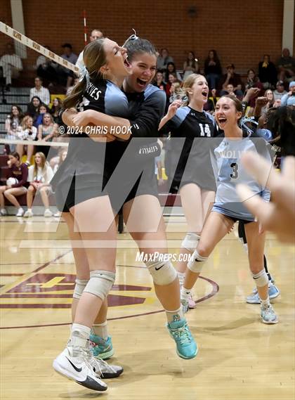 Thumbnail 3 in Estrella Foothills vs. Salpointe Catholic (AIA 4A Semifinal) photogallery.