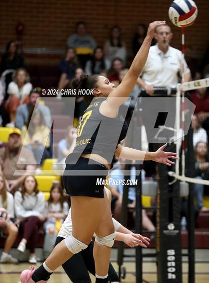Thumbnail 2 in Estrella Foothills vs. Salpointe Catholic (AIA 4A Semifinal) photogallery.