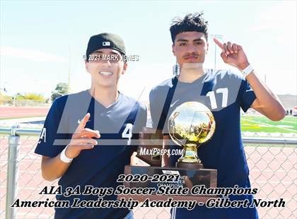 Thumbnail 3 in Phoenix Country Day vs. American Leadership Academy - Gilbert North (AIA 3A Final - Awards) photogallery.