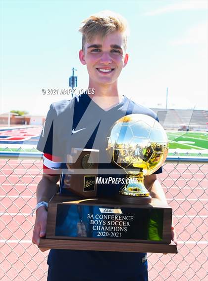Thumbnail 2 in Phoenix Country Day vs. American Leadership Academy - Gilbert North (AIA 3A Final - Awards) photogallery.