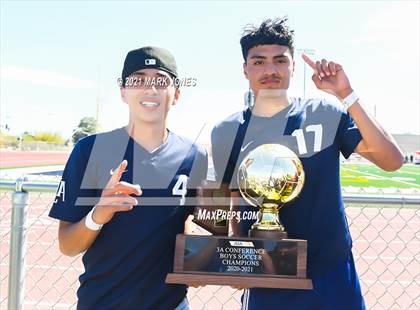 Thumbnail 2 in Phoenix Country Day vs. American Leadership Academy - Gilbert North (AIA 3A Final - Awards) photogallery.