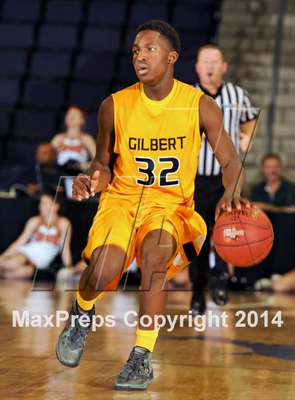 Thumbnail 2 in Gilbert vs. Chaparral (Hoophall West Tournament) photogallery.