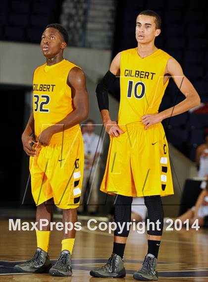 Thumbnail 3 in Gilbert vs. Chaparral (Hoophall West Tournament) photogallery.