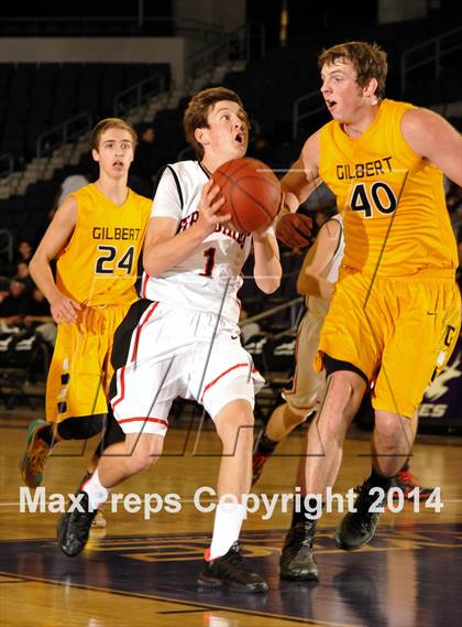 Thumbnail 2 in Gilbert vs. Chaparral (Hoophall West Tournament) photogallery.