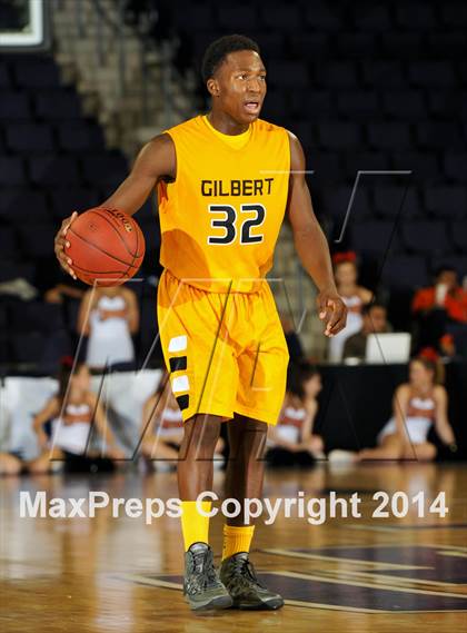Thumbnail 2 in Gilbert vs. Chaparral (Hoophall West Tournament) photogallery.