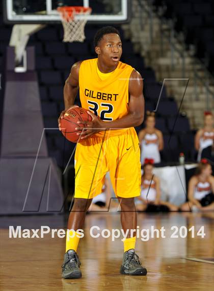 Thumbnail 3 in Gilbert vs. Chaparral (Hoophall West Tournament) photogallery.