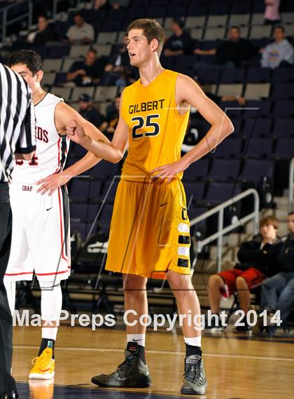 Thumbnail 2 in Gilbert vs. Chaparral (Hoophall West Tournament) photogallery.