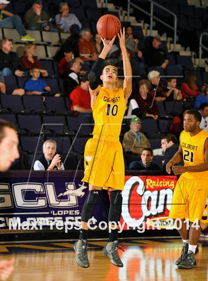 Thumbnail 2 in Gilbert vs. Chaparral (Hoophall West Tournament) photogallery.
