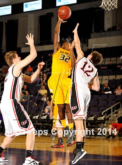 Thumbnail 3 in Gilbert vs. Chaparral (Hoophall West Tournament) photogallery.