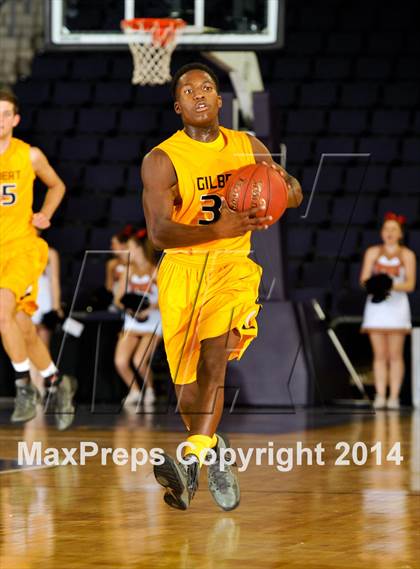 Thumbnail 2 in Gilbert vs. Chaparral (Hoophall West Tournament) photogallery.
