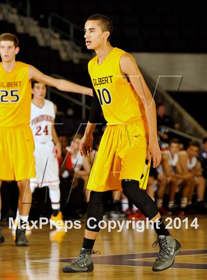 Thumbnail 2 in Gilbert vs. Chaparral (Hoophall West Tournament) photogallery.