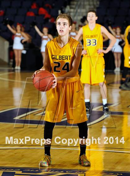 Thumbnail 1 in Gilbert vs. Chaparral (Hoophall West Tournament) photogallery.