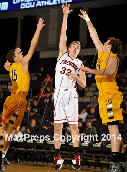 Thumbnail 2 in Gilbert vs. Chaparral (Hoophall West Tournament) photogallery.