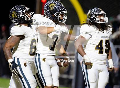 Thumbnail 1 in Carrollton vs Colquitt County (GHSA 7A Semifinal) photogallery.